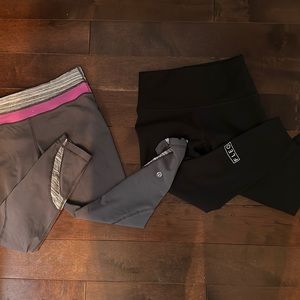 Lululemon and FLEO cropped leggings - bundle